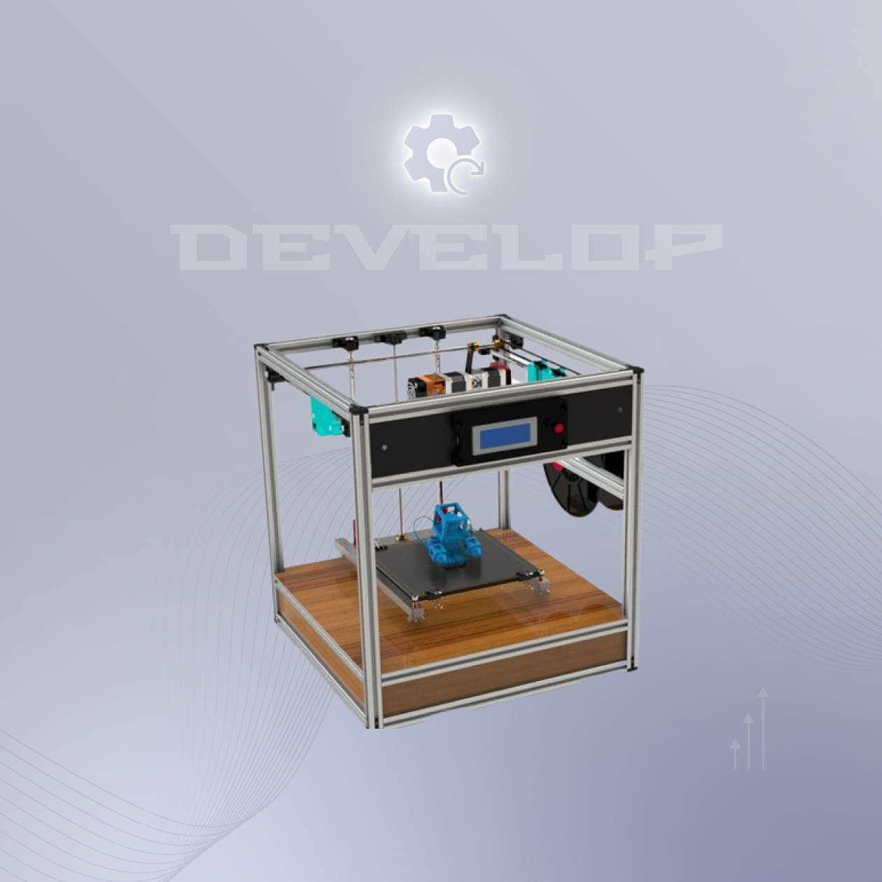 3D printing, mechanical engineering and electrical engineering helped our team to make the 3D printer.